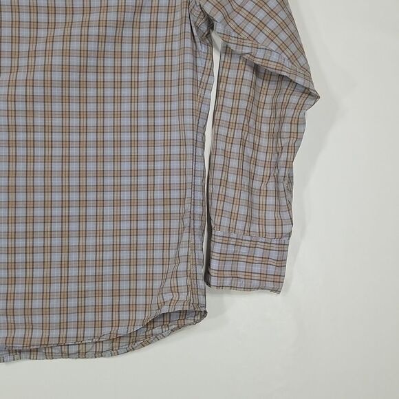 Gap Shirt Men's Large Plaid Pearl Snap Button Down Long Sleeve Cowboy Western - Picture 11 of 12